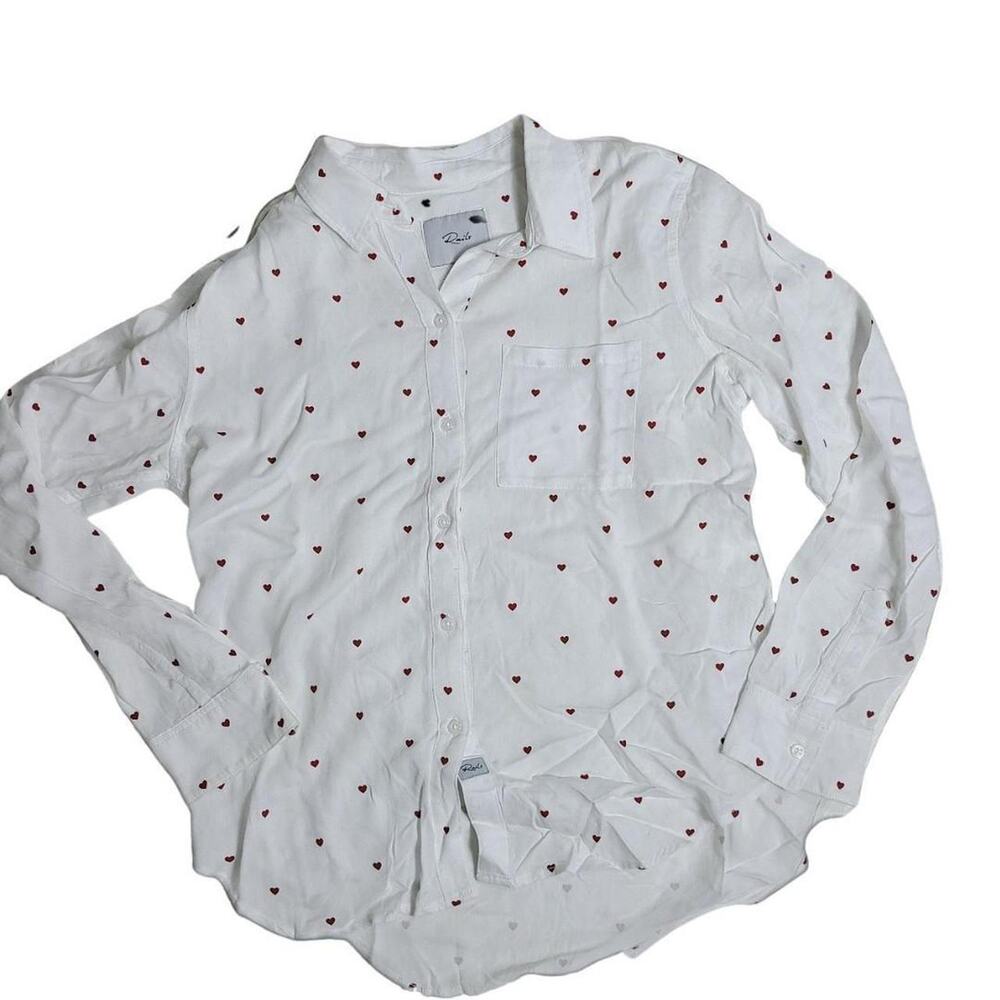 Rails white button up shirt